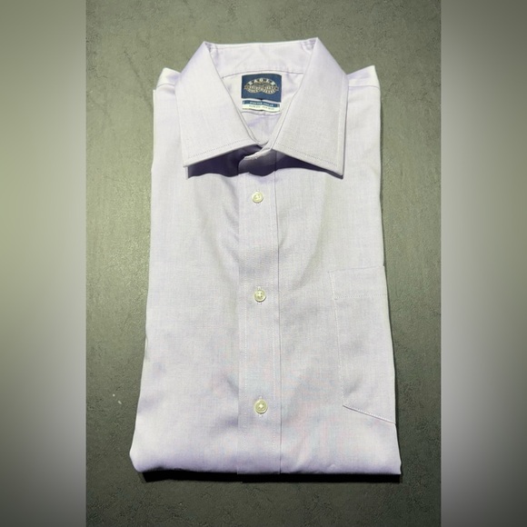 Lot of 2 Men’s Dress Shirts J. Ferrar and Eagle Shirtmakers Size XL - Picture 8 of 10